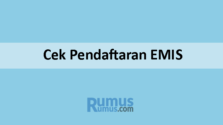 Cara Cek Status Registrasi SDM EMIS Terbaru 2024