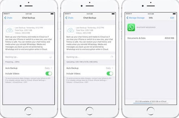Cara Mencadangkan WhatsApp iPhone ke iCloud