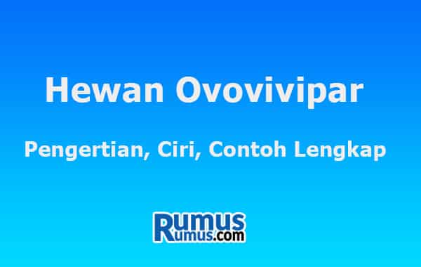 Hewan Ovovivipar – Pengertian, Ciri-Ciri, Contoh Lengkap