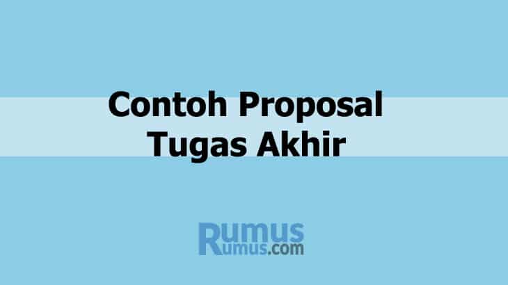 Contoh Proposal Tugas Akhir – Contoh Judul Proposal Penelitian